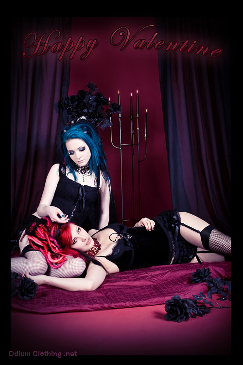 Female model photo shoot of LindaBernehed and Nephania in Valentines day with Nephania and TwiggX