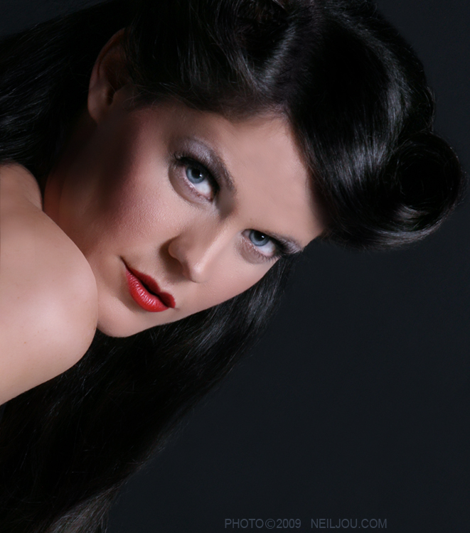 Female model photo shoot of Terri Valentine by Neil Jou in Houston, Texas, makeup by Poison Makeup Art