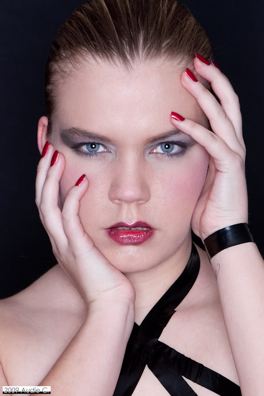Female model photo shoot of Ambrosia Novella by FOLOME Photography in audie's studio