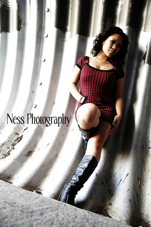 Female model photo shoot of Ness Photography and Janel Gabana in Virginia Beach, VA, makeup by Jennylyn G