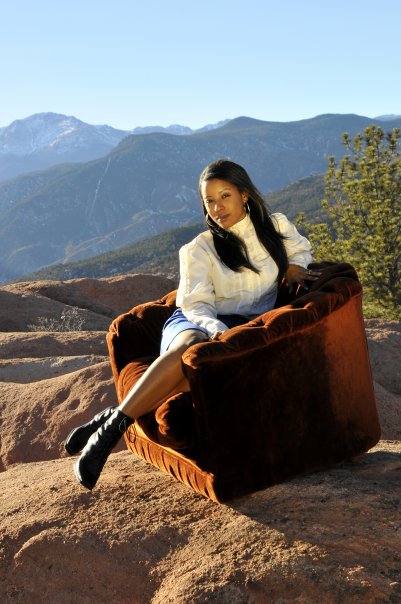 Female model photo shoot of Janice Denise by Beccas Photography in Garden of the Gods Colorado Springs, CO