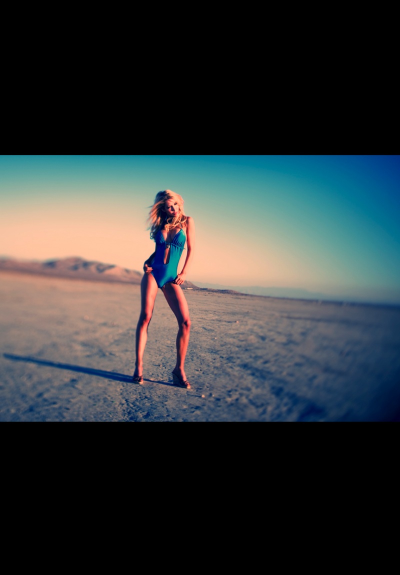 Male and Female model photo shoot of WildCard Photography and Nikki Gray in El Mirage Dry Lake Bed 