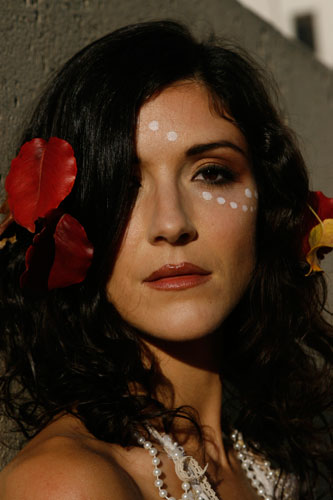 Female model photo shoot of AHD Make-up Artistry in LA 