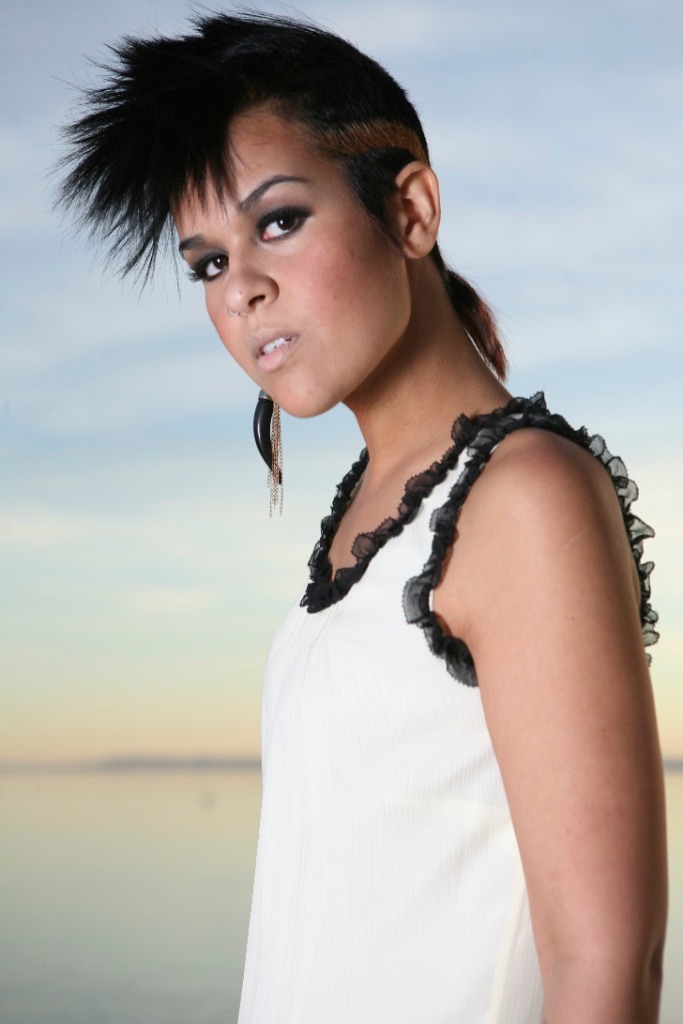 Female model photo shoot of Lisette BKA La Don in Salton Sea