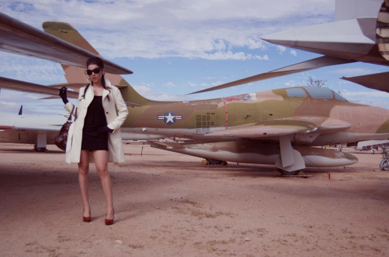 Male model photo shoot of David Ivan in Pima Air and Space Museum