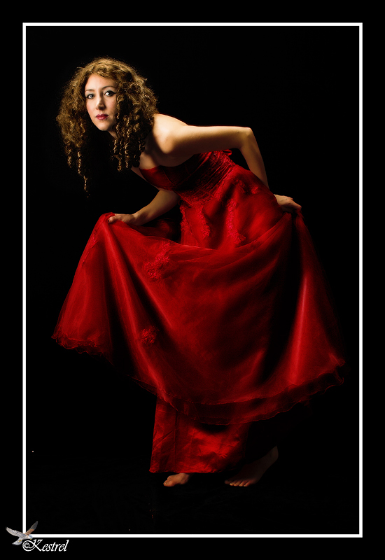 Female model photo shoot of kerry-miranda, digital art by Kestrel