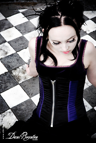 Female model photo shoot of Sarah Superstition by NoLongerOnMM in Ross Bay Cemetary
