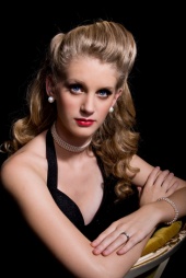 Female model photo shoot of Vanidosa Esthetics MUA