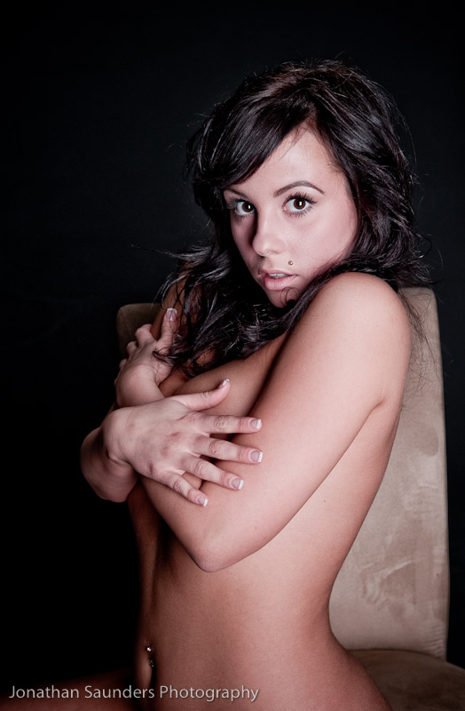 Female model photo shoot of L2X3 by Jonathan Saunders