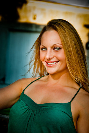 Female model photo shoot of Jessica Venturi in Escondido--train yard
