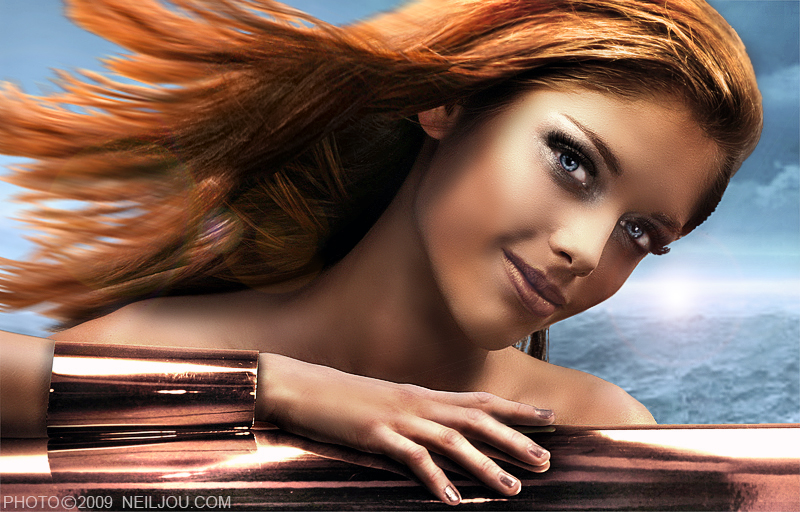 Female model photo shoot of Poison Makeup Art and Ashlee Disney by Neil Jou