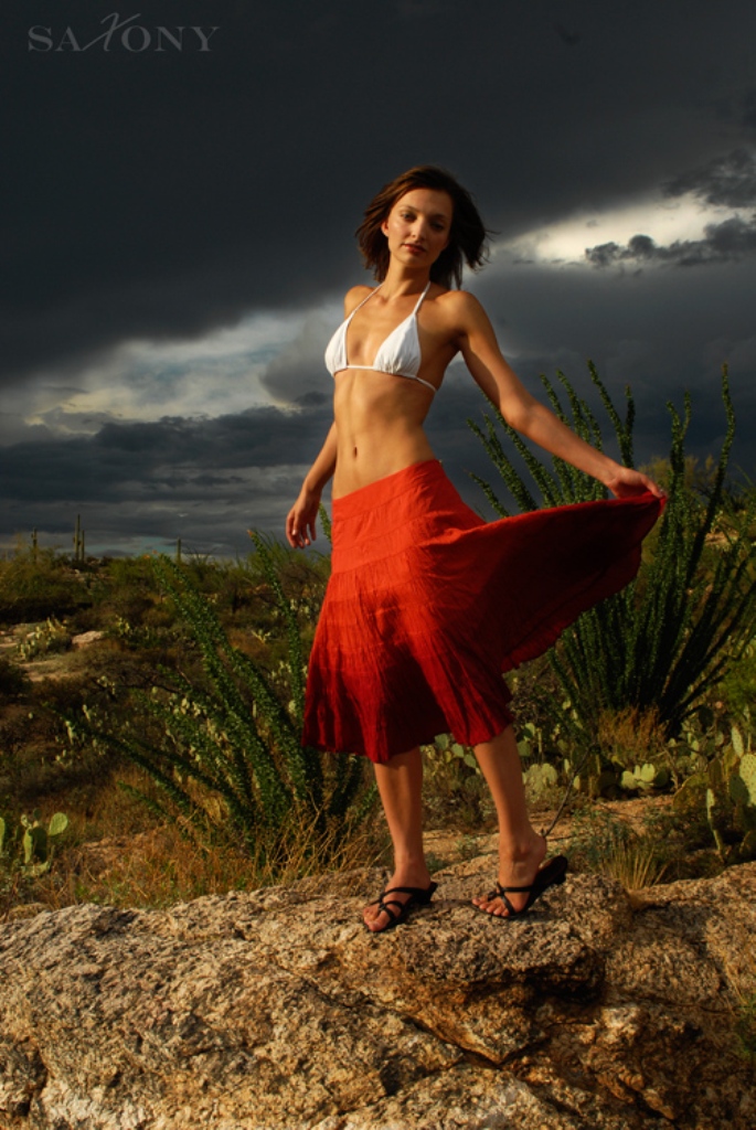 Female model photo shoot of Gosia L by  Saxony in Tucson, AZ