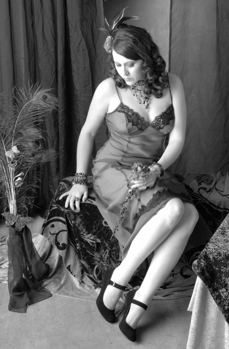 Female model photo shoot of ForeverLuminous in LA 2009