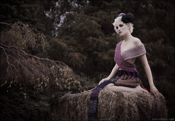 Female model photo shoot of Melanie Bertani and Maan_ by Jingna Zhang in The farm, makeup by Andrea Perry-Bevan