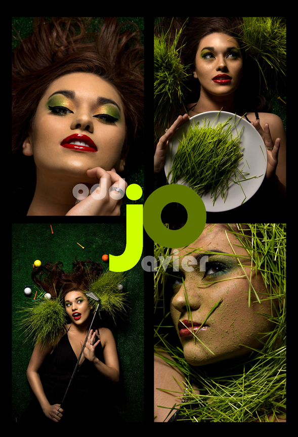 Female model photo shoot of YuliyaMakeUp by Javier Oddo