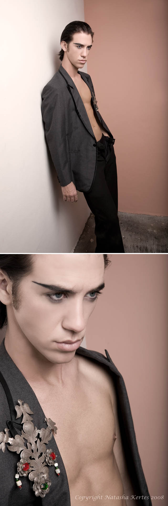 Male model photo shoot of Mark Moseley by natasha kertes, makeup by Taryll Atkins