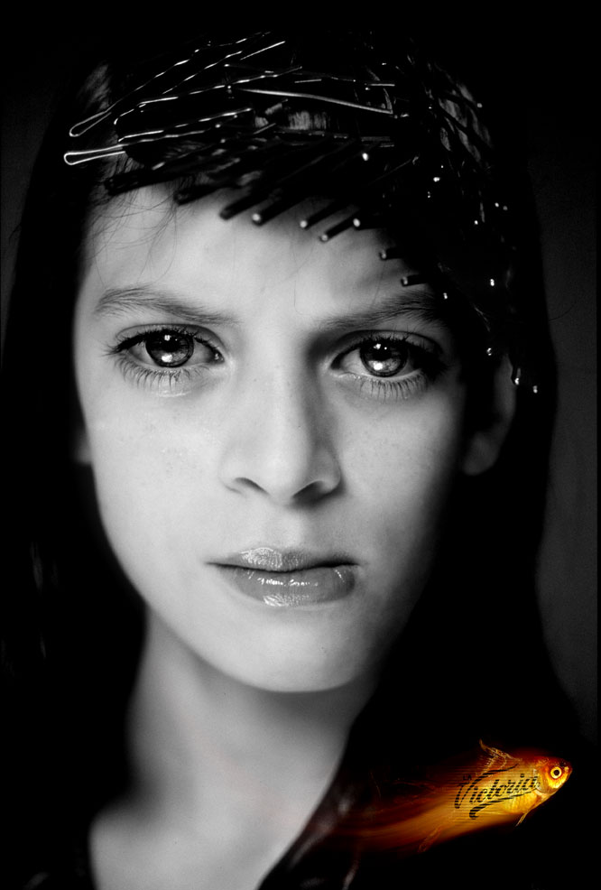 Female model photo shoot of delphine diallo in paris