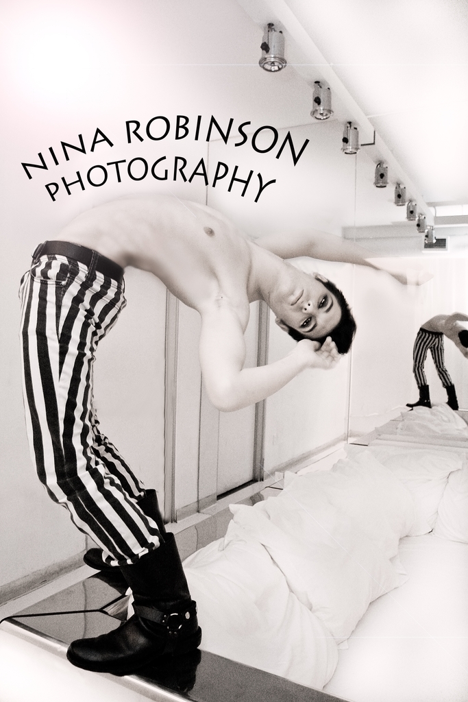 Male model photo shoot of Landon Gray by Nina Robinson in SupperClub SF