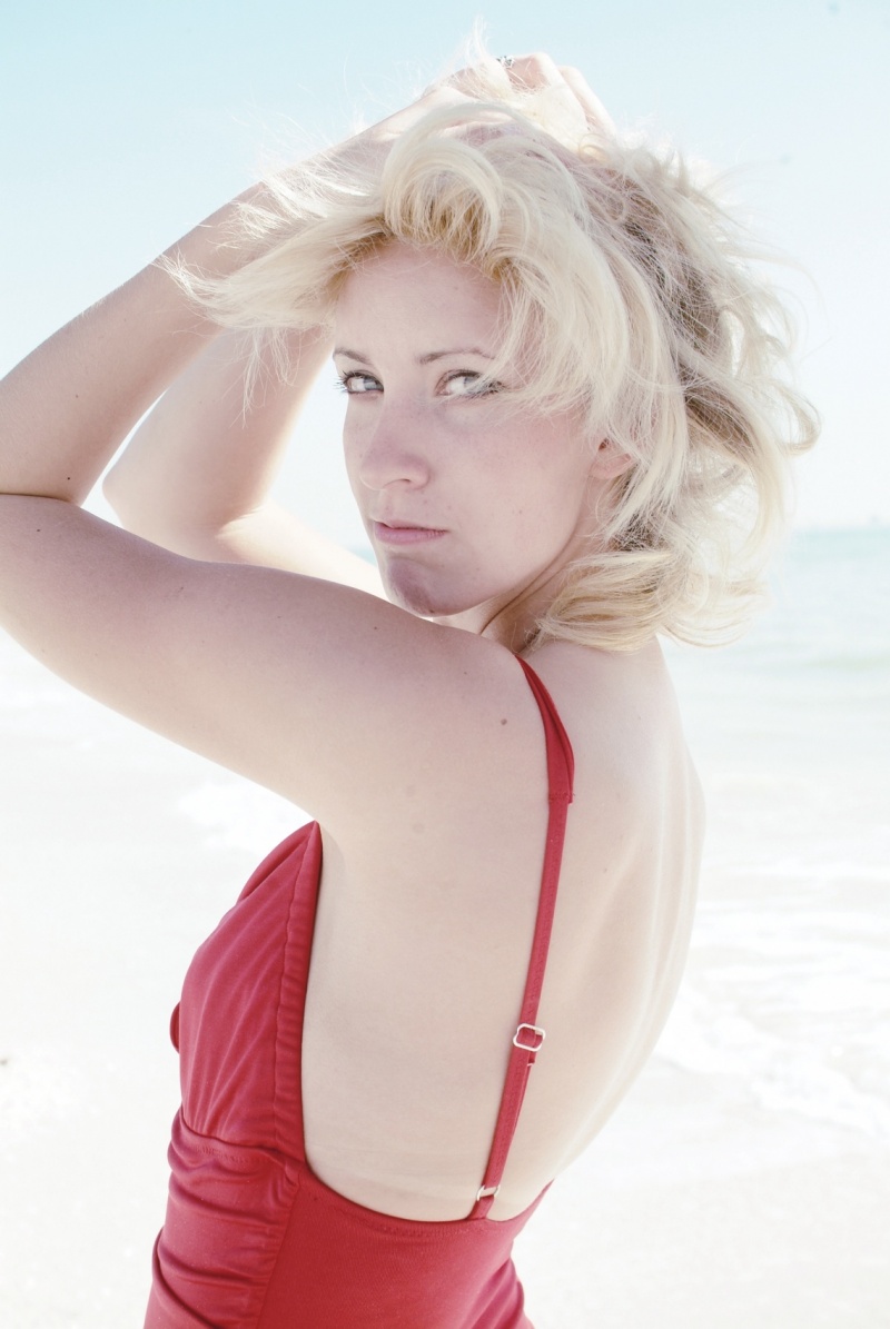 Female model photo shoot of Sarah A Keener in Sanibel Island, Florida