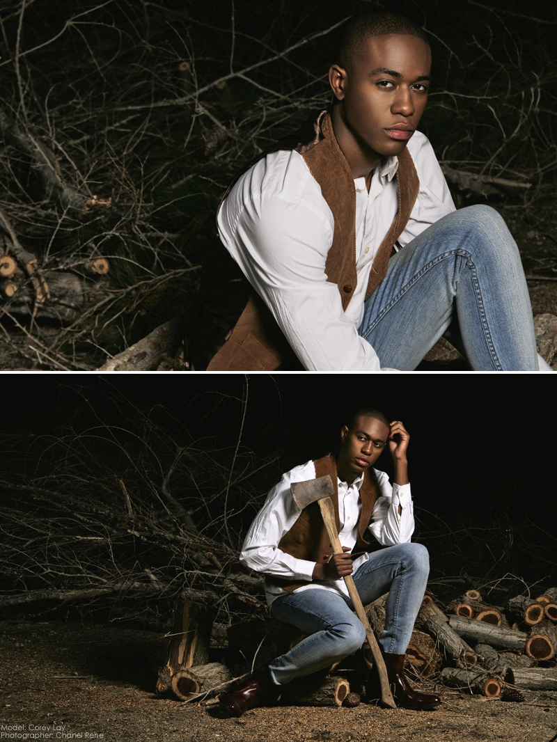 Female and Male model photo shoot of C R - S T Y L E and CLAYMAC by Chanel Rene in Lancaster, CA
