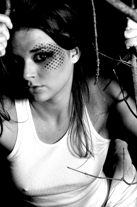 Female model photo shoot of Starry Eyes_SparklyLips