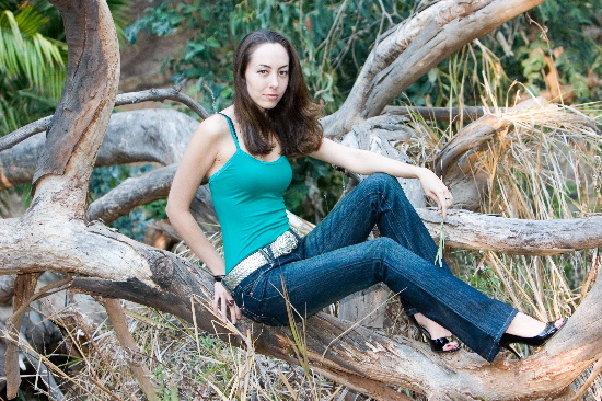 Female model photo shoot of Khara Pechtes in Topanga Canyon
