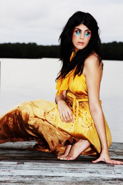 Female model photo shoot of Ness Falzon by Crossland Photography in Jacob's Well, QLD, makeup by Byron Butcher