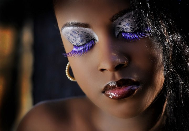 Female model photo shoot of Portia Turman by JandD Images, makeup by AlluringArtsByAntrice