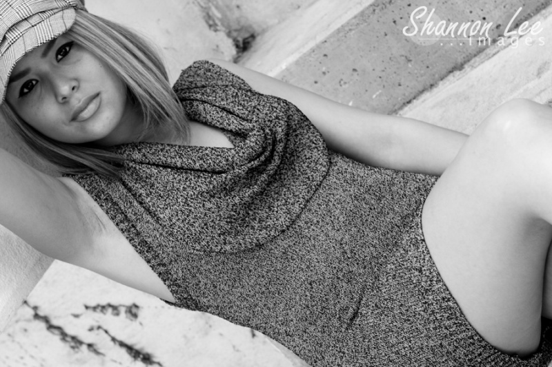 Female model photo shoot of shannon lee images