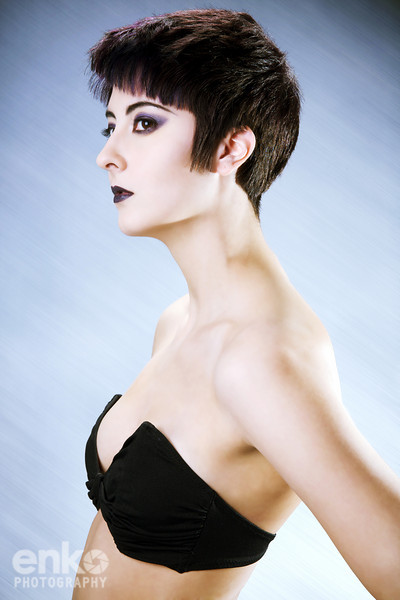 Female model photo shoot of Eryka Amber by Linger Studios, wardrobe styled by Geneva Lumbley, makeup by Sabrina Cayne 