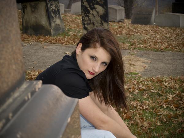 Female model photo shoot of HQuinnzell in Cemetary-Wheeling, WV