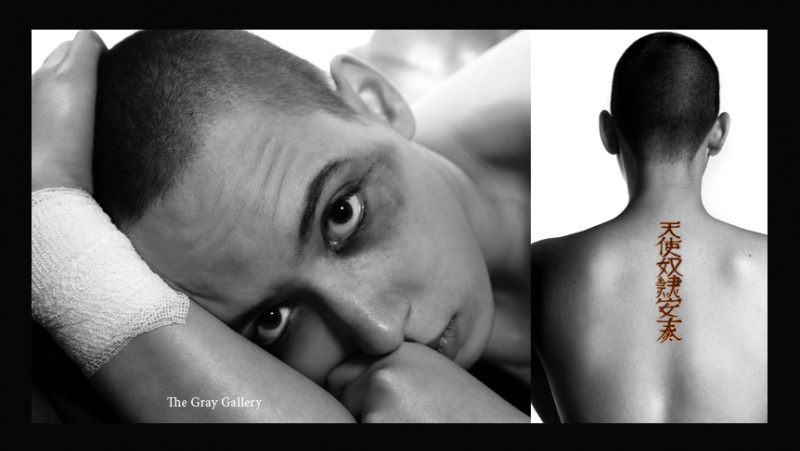 Male model photo shoot of The Gray Gallery in UK