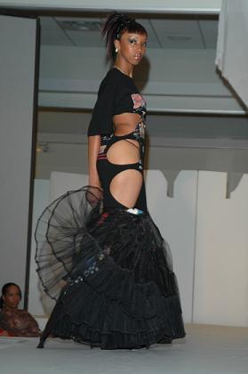 Female model photo shoot of Mz Icis in new jersey fashion show