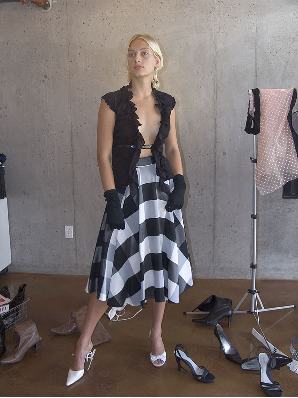 Female model photo shoot of Eilidh  McAllister in studio, Vancouver