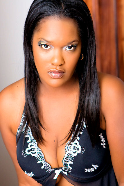 Female model photo shoot of   E LaShone Perkins by Blue Birdy in Studio City, makeup by Nedra J