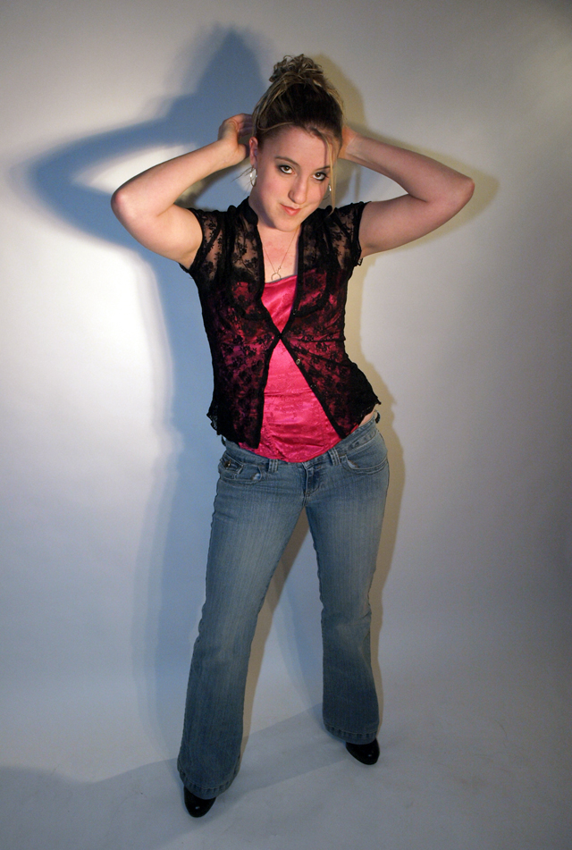 Female model photo shoot of Erin Dietterick by Living Room Studios