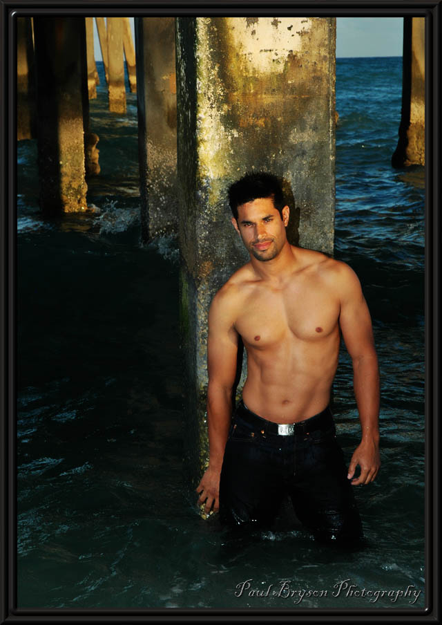 Male model photo shoot of Flip Aguilera by Paul Bryson Photography in dania beach pier, hair styled by Gavin D 