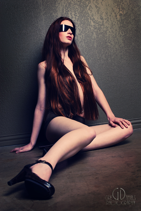 Female model photo shoot of Mychelle Evelyn by Greg Daniels, makeup by LK Makeup FX