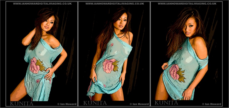 Female model photo shoot of Kunita by FASHION AND BEAUTY
