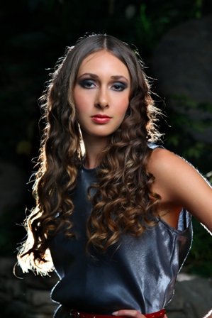 Female model photo shoot of HairbyMaria in Crowne Plaza Hotel/Ravinia, makeup by Michele Franco