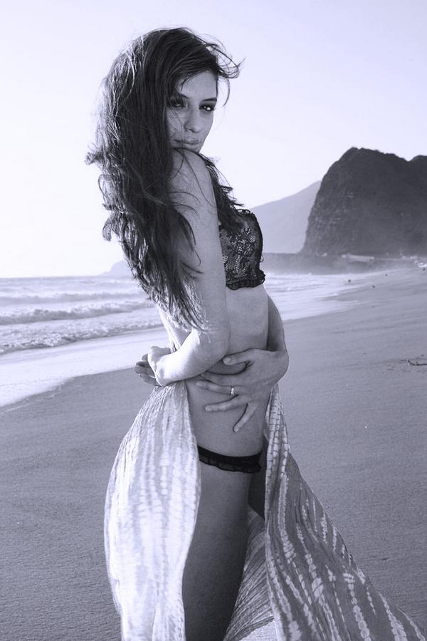 Female model photo shoot of Deana Nadezhdina in Malibu, CA