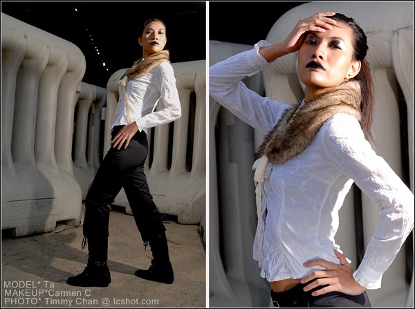 Female model photo shoot of CARMENc by Timmy_Chan