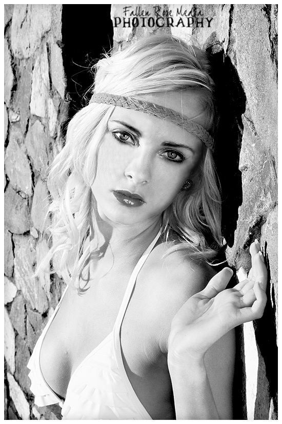 Female model photo shoot of Ay-Renee by Fallen Rose Media in redcliffe, makeup by Loran B