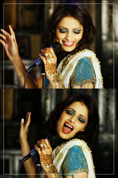 Female model photo shoot of Jazz Kaur, makeup by Sarah Janjua