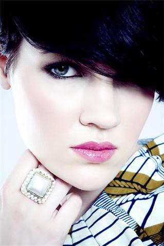Female model photo shoot of Jazz makeup artist