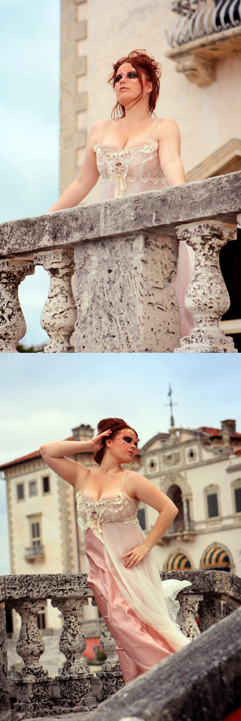 Female model photo shoot of Beth R by wilmer russi in Vizcaya, makeup by Eclectic Beauty
