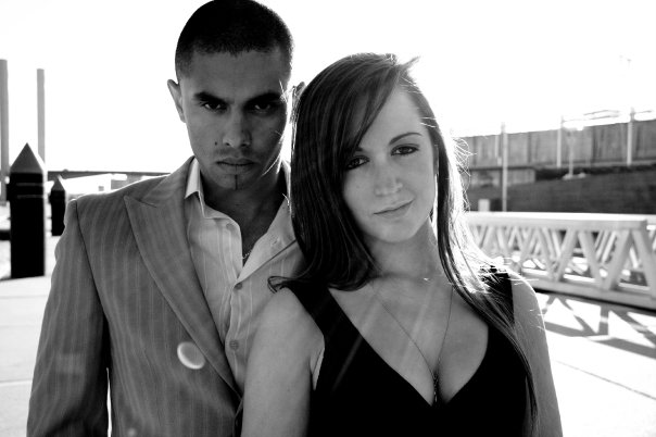 Female and Male model photo shoot of kiara86 and Lathan S by Anthony Licuria in Docklands, Melbourne