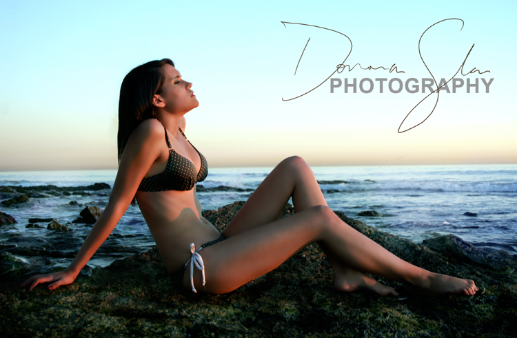 Male and Female model photo shoot of Donovan Glass and Danielle Elder in Corona Del Mar, California