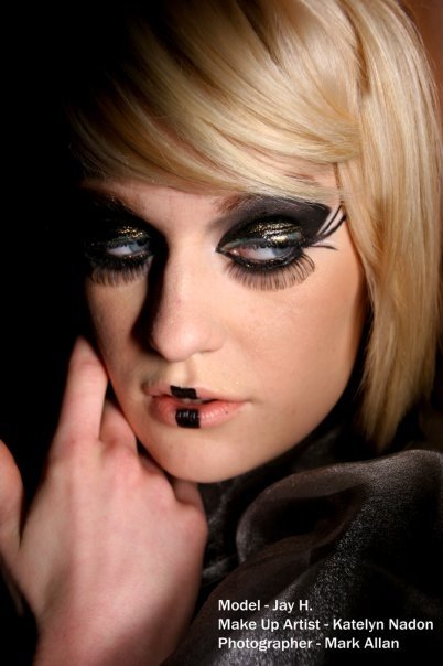 Female model photo shoot of JessicaHutchings by Mark Allan, makeup by Katelyn Nadon