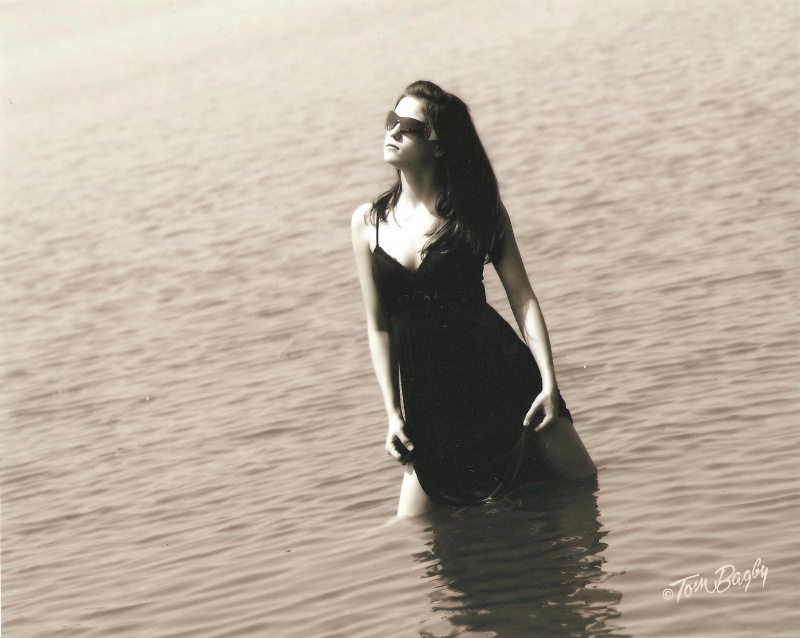 Female model photo shoot of Daleenah West in Lake Dardanelle